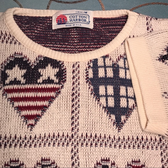Vintage Cotton Harbor Ladies Sweater, Size M - Picture 5 of 5